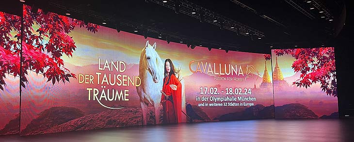 Preview auf die Cavalluna Show 2023 in der Olympiahalle (©Foto: Martin Schmitz)